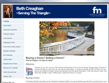 Tablet Screenshot of bethcreaghanrealtor.com